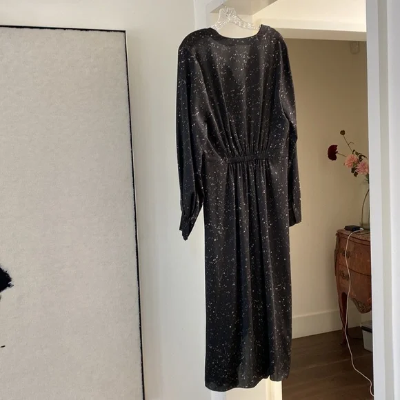 Vince black midi dress. L - Picture 8 of 9